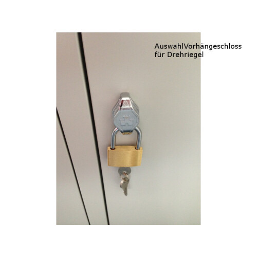 Schliessfachschrank 8 Fächer, 2 Abteile, 4 Fächer übereinander, Abteilbreite 300mm, Zylinderschloss