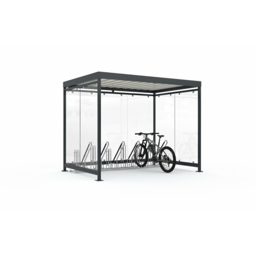 Fahrradüberdachung Modell K3 b/b, einseitig