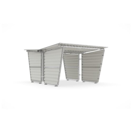 Anbaueinheit Siegen S29 für Überdachungssystem Siegen S27, doppelseitig