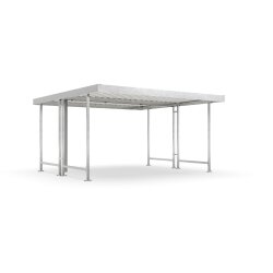 Überdachungssystem Leipzig L44, doppelseitig, Tiefe...