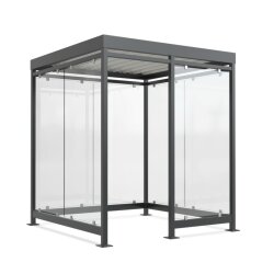 Raucherunterstand Modell K2 b/c