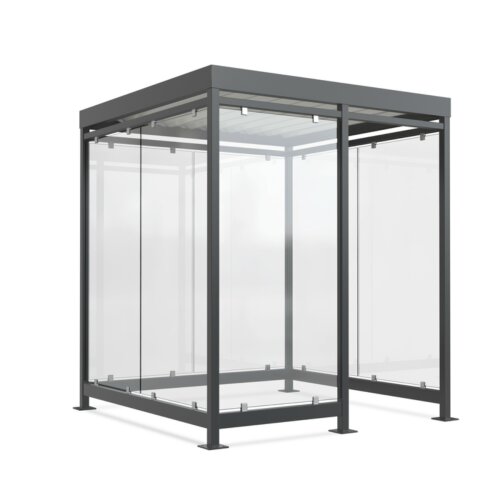 Raucherunterstand Modell K2 c/b