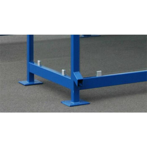 Raucherunterstand Modell K2 c/b Anlieferung und Montage Bausatz - Selbstabladung  Beleuchtung ohne  Seitenwände und Rückwand/Dekor/Sichtschutz mit Glasdekor / Siebdruck - Farbe RAL 9010 reinweiß (ähnlich)