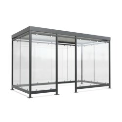 Raucherunterstand Modell K4 c/d