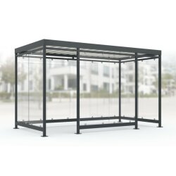 Raucherunterstand Modell K4 b/b/b