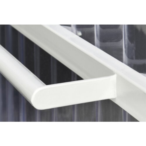 Unterstand Jena, einseitig Ausführung verzinkt inkl. 1x Seitenwand mit Holm rechts