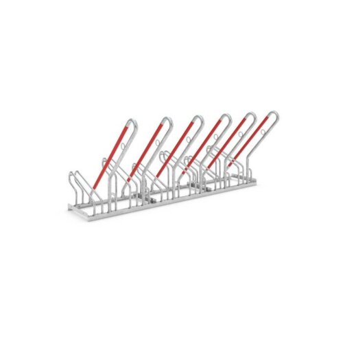 Unterstand Bamberg 16, einseitig Ausführung verzinkt  Fahrradständer ohne  Seitenwände ohne