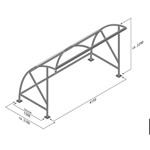 Unterstand Bamberg 18, einseitig