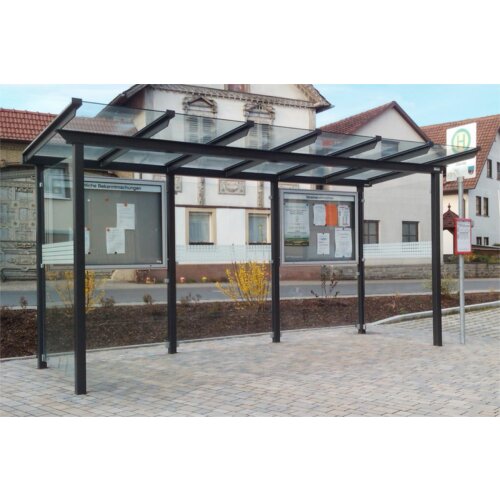 Wartehalle Modell P14, einseitig