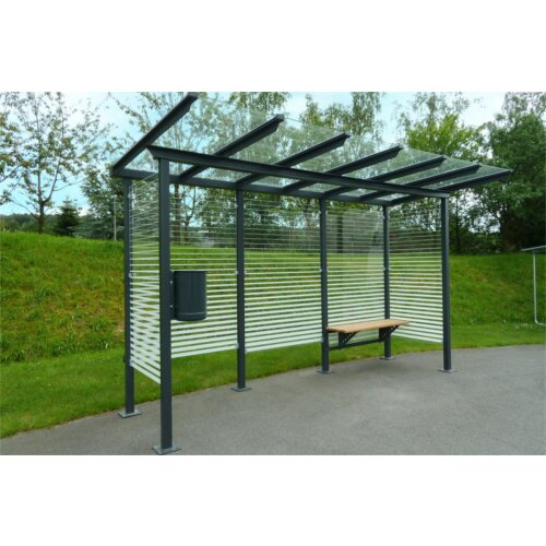 Wartehalle Modell P14, einseitig