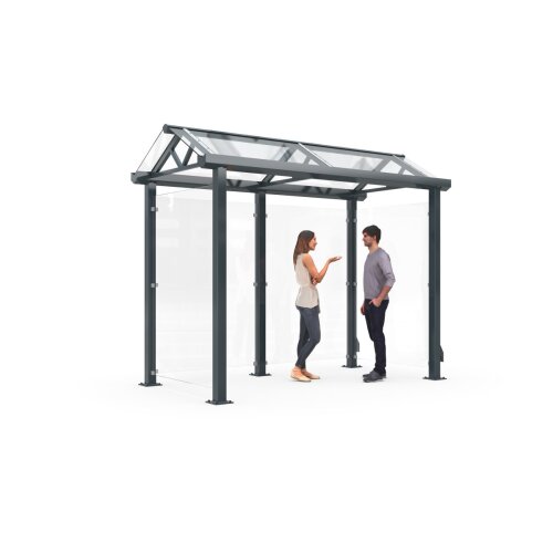 Wartehalle Zürich Z80, Breite 3000 mm, 4,30 m²