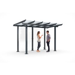 Wartehalle Passau P, 3100 mm, 4,30 m², 2435 mm, ohne...