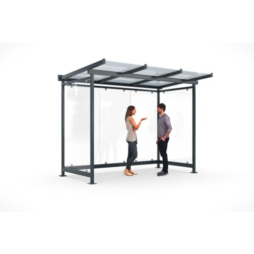 Wartehalle Dresden D a/a, fertig geschweißt, 2230 mm, 3,00 m², 2600 mm