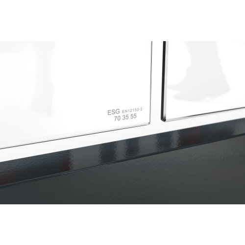 Wartehalle Oslo, Breite 2995 mm, Höhe 2540 mm, ohne Überpflasterung