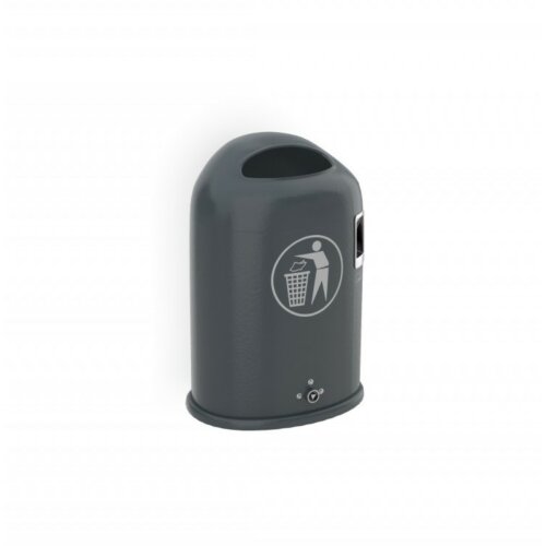 Abfallbehälter Saluna/Saluna+ (Zubehörartikel für Überdachungen Jena, K, P) Piktogramm ohne  Variante Modell Saluna ohne Ascher