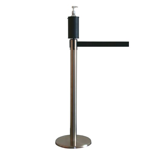 Hygiene-Aufsatz für Gurtpfosten inkl. Desinfektionsspender