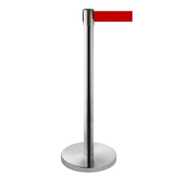 Personenleitsystem Stainless Gurt Farbe rot