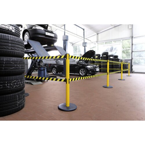 Personenleitsystem P-Line Duo Safety  mit 2 Gurtkassetten, Gurtlänge 2,3 m