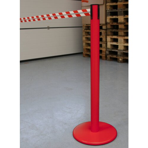 Personenleitsystem P-Line Future Reflex aus Metall, reflektierendes Gurtband