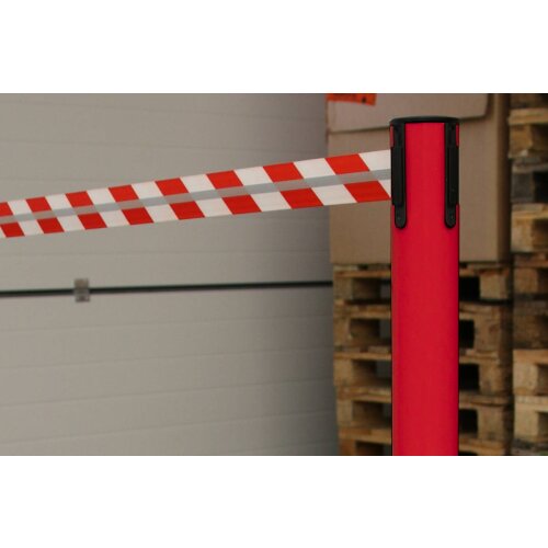 Personenleitsystem P-Line Future Reflex aus Metall, reflektierendes Gurtband