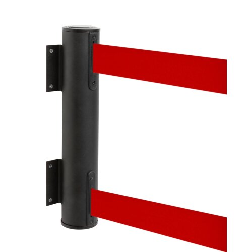 Wandgurtkassette P-Line Dual Gurt Farbe rot Verschluss mit Gurtendstück (Standard)