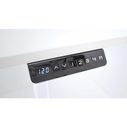 Empfangstheke Bogenform Arbeitsfläche höhenverstellbar mit Beratungsplatz