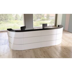 Empfangstheke Cercia 360 cm breit