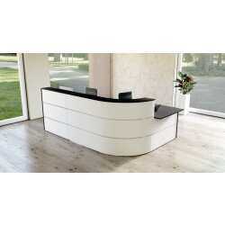 Empfangstheke Cercia 295 cm breit mit Beratungsplatz