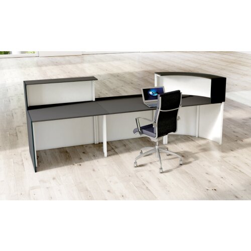 Empfangstheke Cercia mit Beratungsplatz mittig