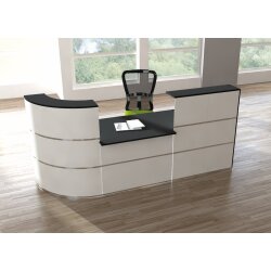 Empfangstheke Cercia mit Beratungsplatz mittig