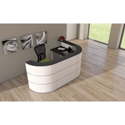 Empfangstheke Cercia 260 cm breit