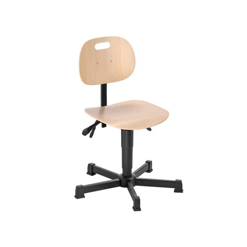 Arbeitsdrehstuhl tief Buche