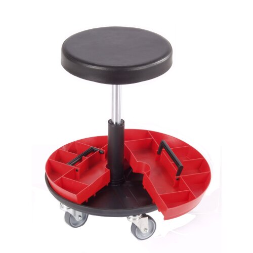 Arbeitshocker Pro PU mit Toolbox