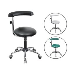 Hocker hoher Verstellbereich mit Lehne versch. Farben