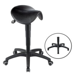 Stehhilfe Sattelform wahlweise auf Rollen oder...