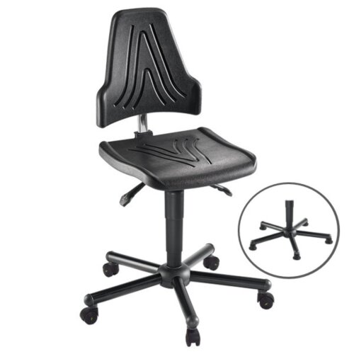 Arbeitsdrehstuhl XXL elektrisch leitfähig Anti Schock Rückenlehne