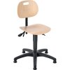 Arbeitsdrehstuhl tief mit Sitz Buche