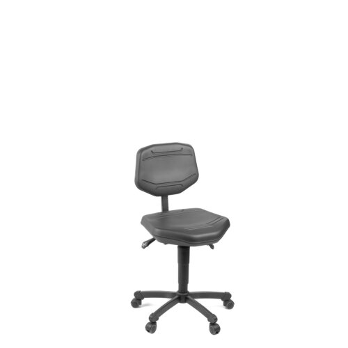 Arbeitsdrehstuhl PU mit verschieden farblichen Zierstreifen