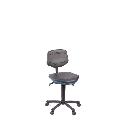 Arbeitsdrehstuhl PU mit verschieden farblichen Zierstreifen