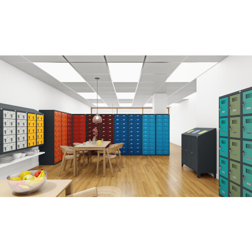 Kleinfachschrank 25 Fächer mit Schrägdach