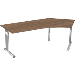Schreibtisch Freiform 135° rechts...
