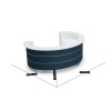 Empfangstheke Vero 320 cm breit gebogen