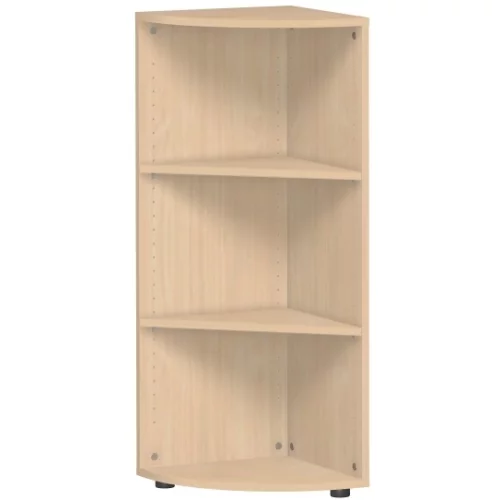 Eckabschlussregal 3 Ordnerhöhen 110 cm hoch 40 cm breit