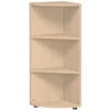 Eckabschlussregal 3 Ordnerhöhen 110 cm hoch 40 cm breit