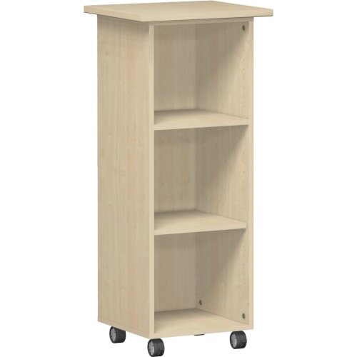 Aktencaddy auf Rollen Dekor Lichtgrau