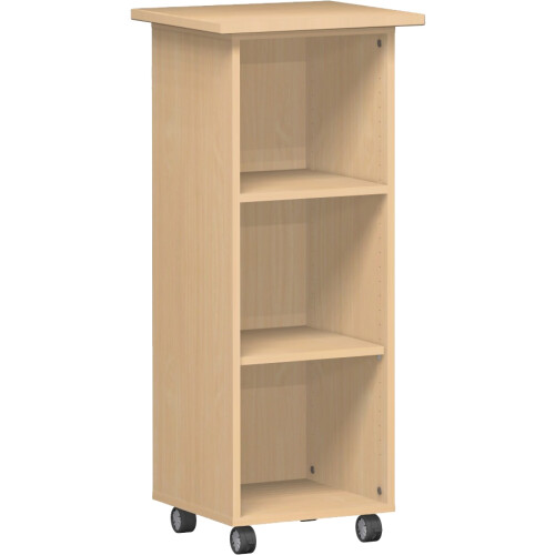 Aktencaddy auf Rollen Dekor Lichtgrau