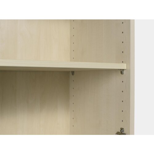 Regal 5 Ordnerhöhen 181 cm hoch 80 cm breit, Dekor Ahorn