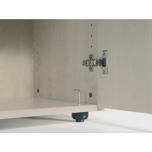 Regal 5 Ordnerhöhen 181 cm hoch 80 cm breit, Dekor Lichtgrau