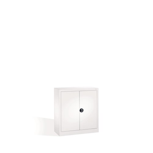 Stahlschrank 100 hoch 100 cm breit Lichtgrau