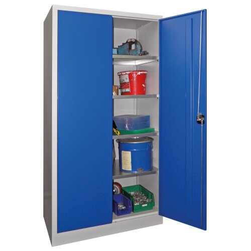 Stahlschrank 195 cm hoch,  100cm breit,  50 cm tief